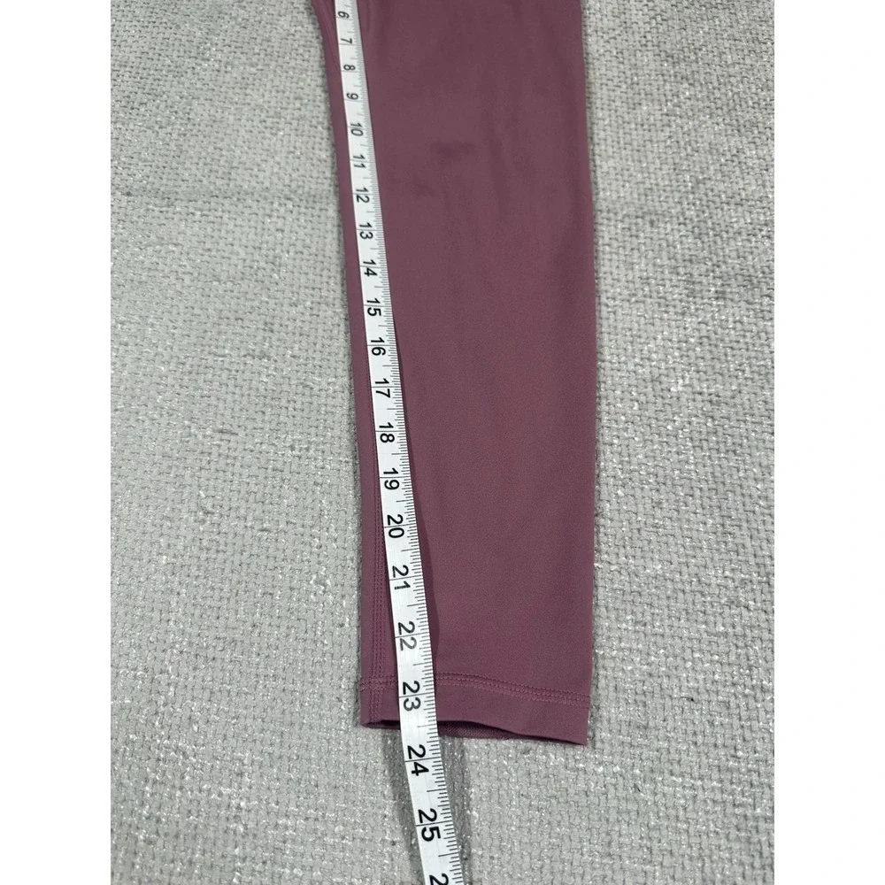 Nike Pro Leggings Womens Medium Mulberry Dri Fit Pockets 7/8 DN4691-533